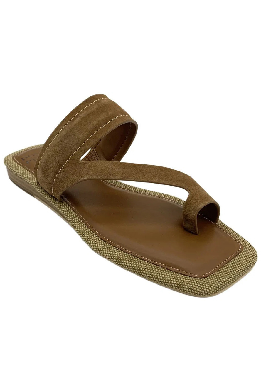 Donald Pliner Women's Prentice Sandal Saddle Oily Suede - Medium